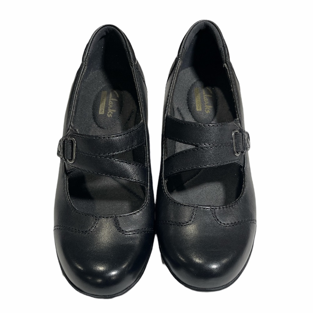 Clarks Leather Slip-on Mary Janes Ingalls Siene  5.5M  0482 - Picture 4 of 13
